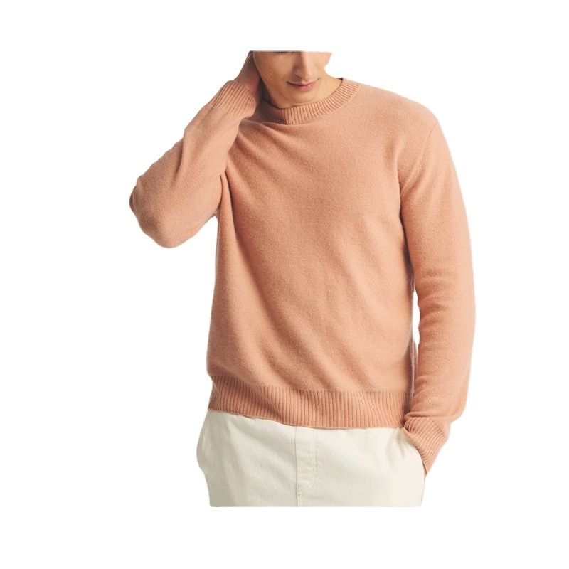 Cashmere Knitting Crew Neck Sweater Round Neck Pullover Jumper for Men. – Cashmere Knitting Crew Neck Sweater and Crew Neck Sweater price