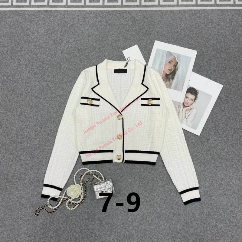 Long Sleeve Cardigan with Buttons Spring Autumn Versatile New Style Fashion Wool Sweater Ladys Clothing – Sweater and 1: 1 Sweater price