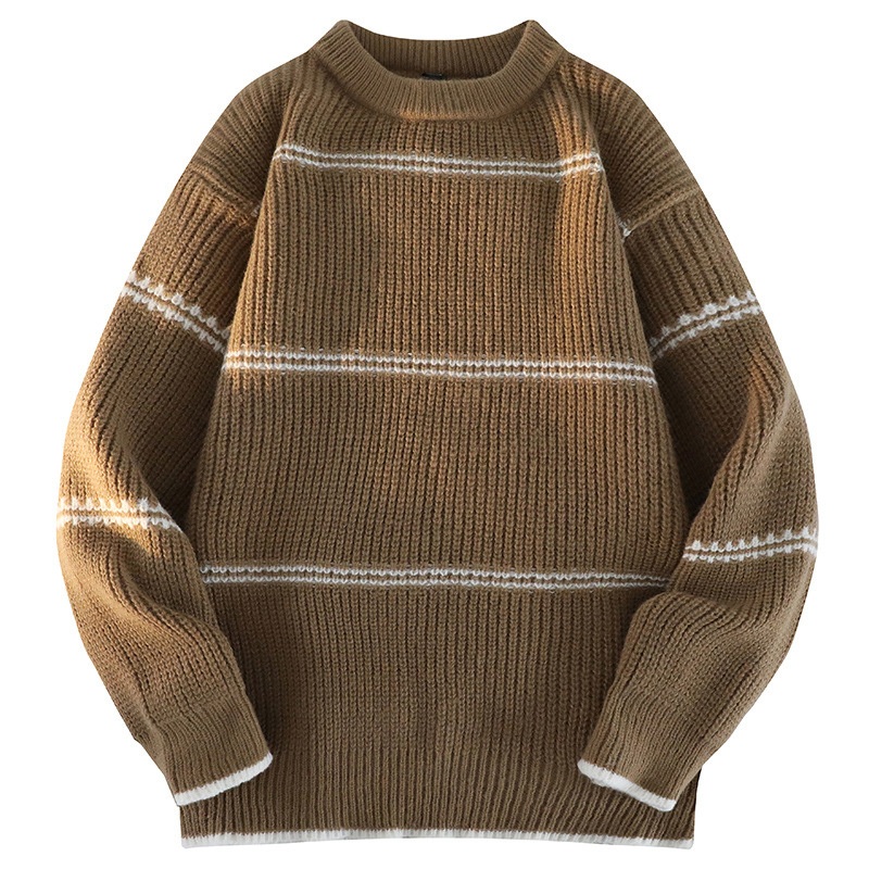 Nnr Wholesale Long Sleeve Knit Striped for Mens Sweaters Winter Autumn – Men Sweater and Sweater price