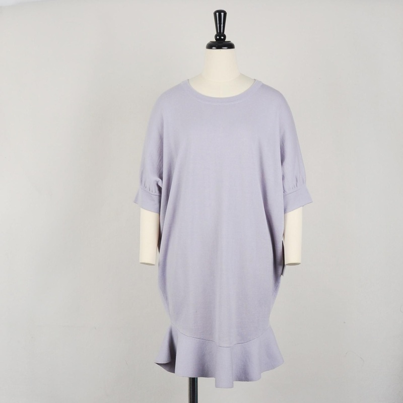 Wool Blend Raffles Hem Knit Dress for Women – Wool Blend and Mermaid Sweater Dress price