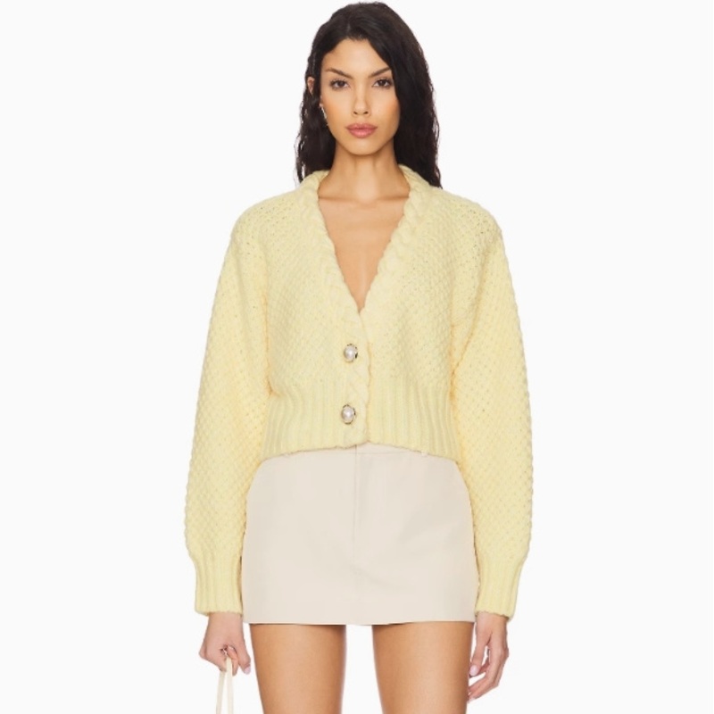 Casual V-Neck Long Sleeve Short Cardigan Sweater for Women – Kintted Sweater and Fashion Sweater price