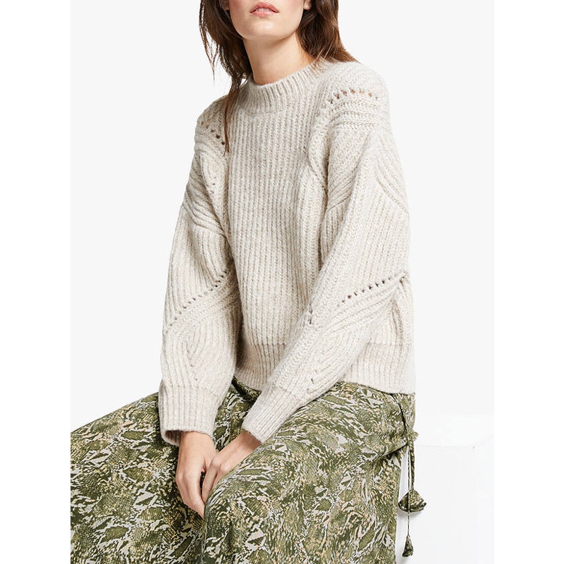 Cotton Cashmere Knitting Chunky Sweater Pullover with Drop Shoulder. – Cotton Cashmere Sweater and Drop Shoulder Sweater price
