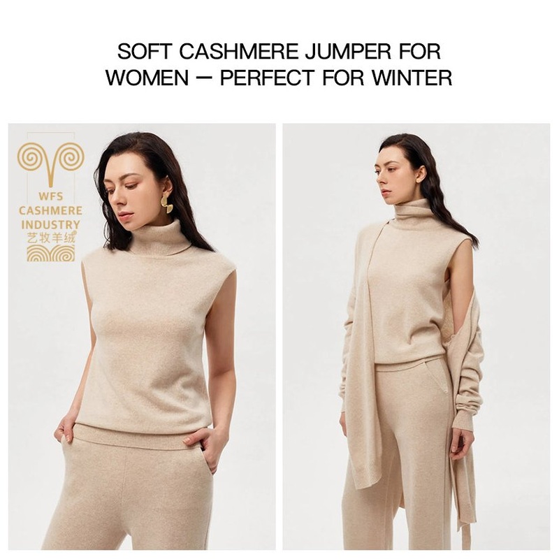 Custom Autumn Winter Oversize Two Piece Knitted Wool Cashmere Sweater 2 Set Cardigan for Women – Women Knitwear and Cashmere Sweater price
