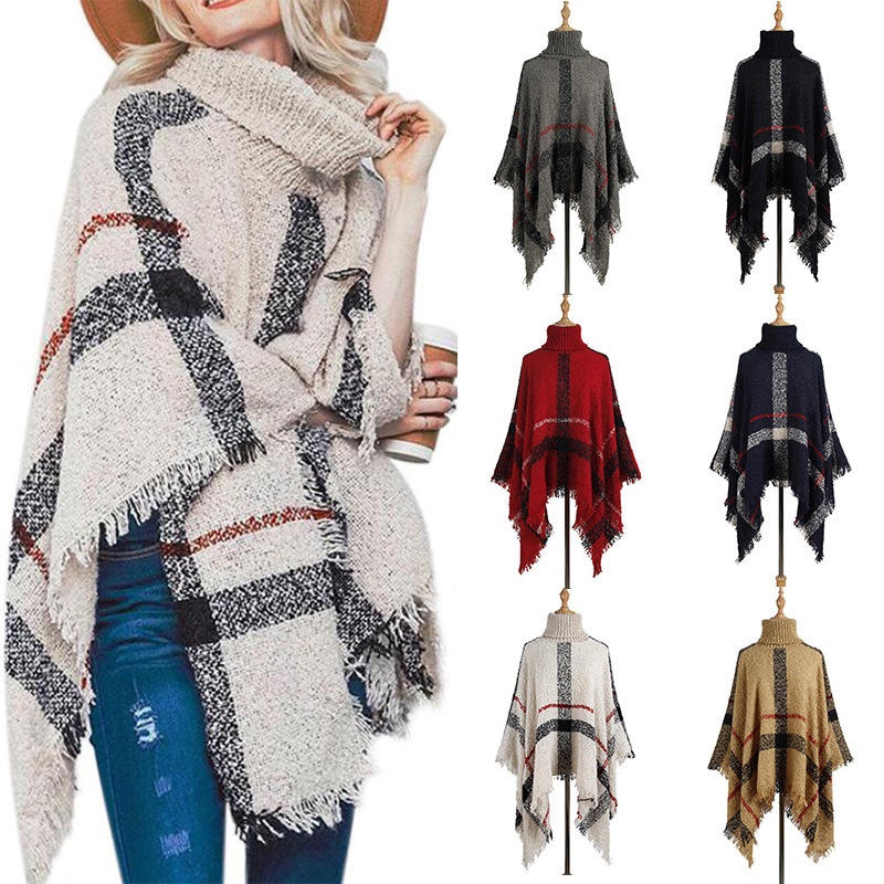Ladies Shawl Sweater Scarf Oversize Sweater – Plus Size Womens Sweaters and Warm Cape Shawl price