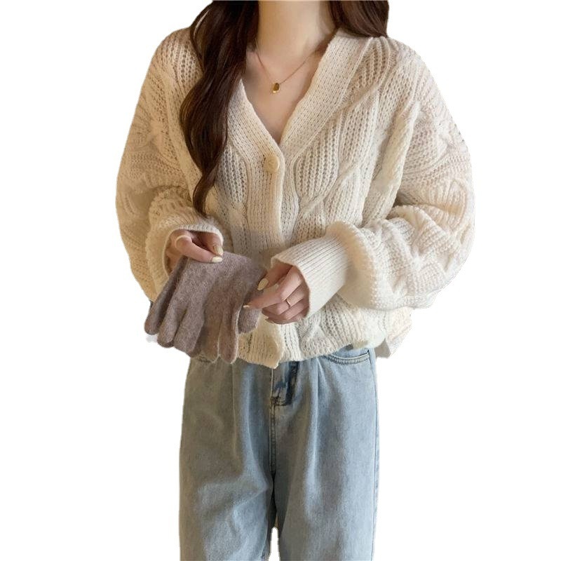 Nnr Jacquard Knitwear Ladies Girls Winter Knit Top Cardigan Women Knitted Sweater – Sweater and Women Sweater price