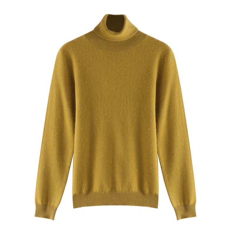 Winter Fashion Long Sleeve Classic High-Neck Pullover Knitted Sweater – Women Sweater High Neck and High Neck Women Sweater price