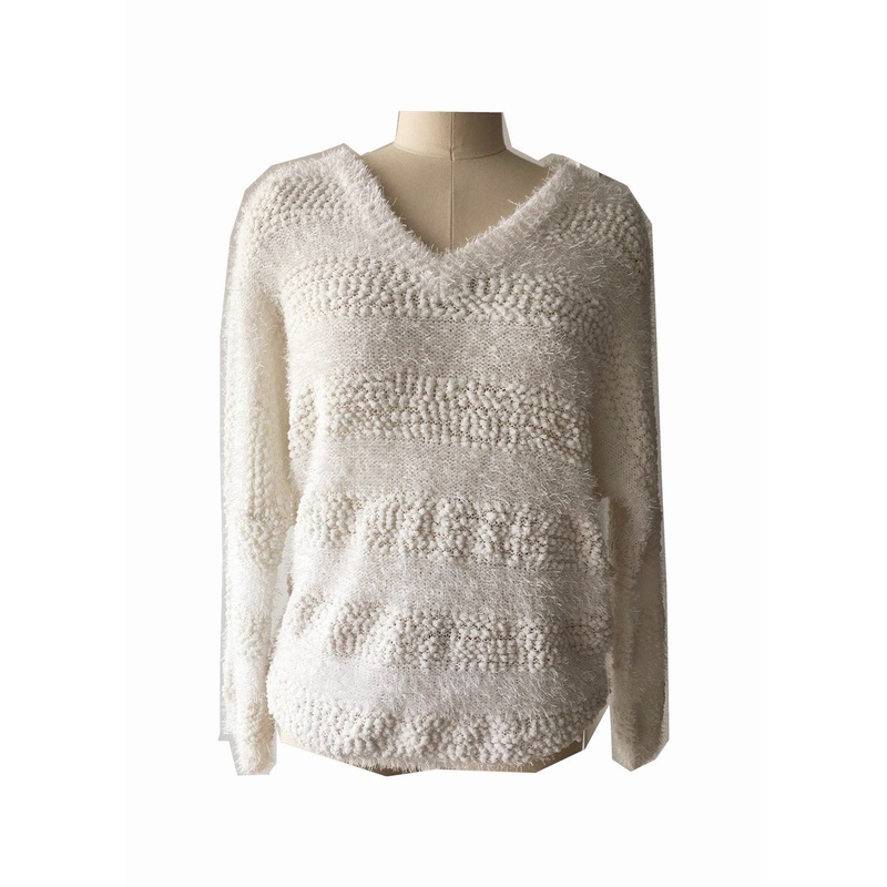 90%Polyester 10% Lurex Ladies Knit Sweater – Clothing and Knit price
