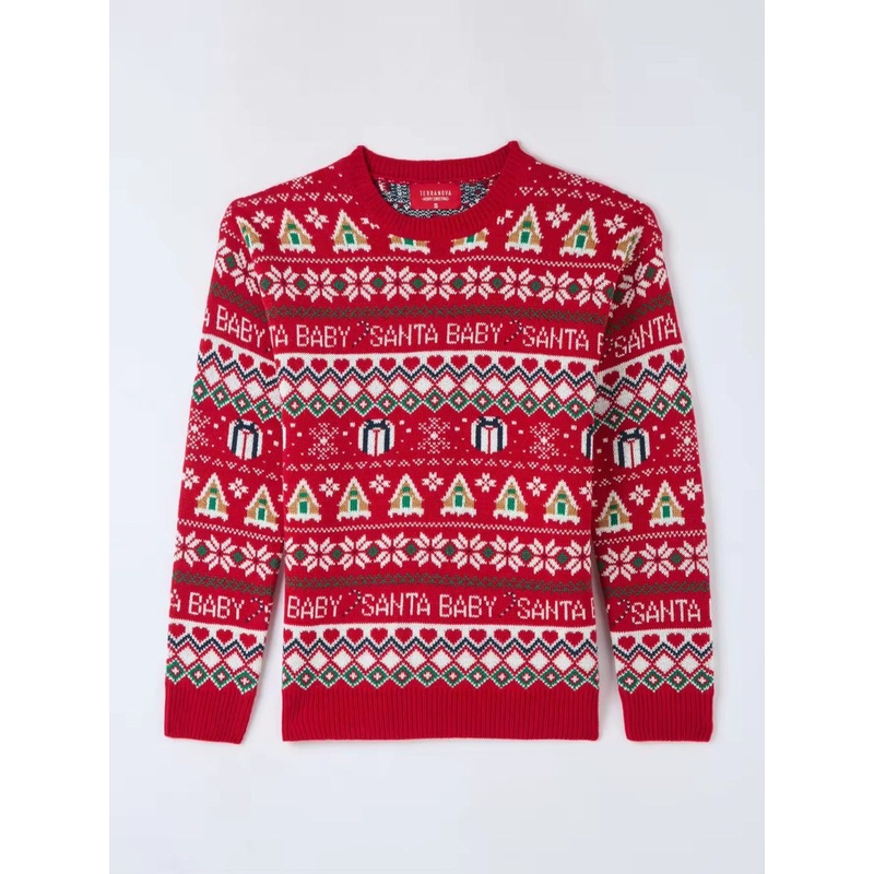 Custom 2025 Autumn Winter Jacquard Jumper Chunky Style Thick Long Sleeve Pullover Womens Christmas Sweater – Sweater and Custom Sweater price
