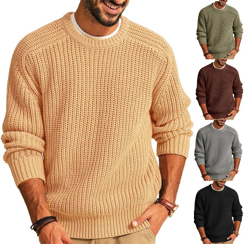 High Quality Retro Top Fashion Round Neck Versatile Outdoor Daily Pullover Colorful Winter Casual Knitted Popular Sweater for Men – Retro Vintage Style Sweater and Winter Sweater for Men price|<span><span><span><span><span><span><span><span><span><span><s