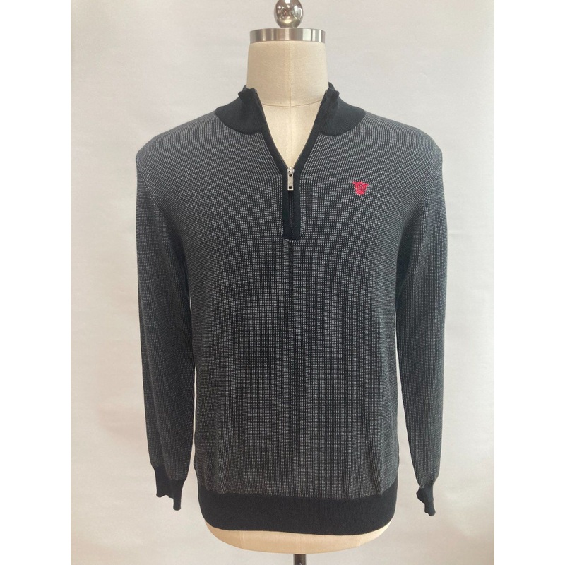 Men Fashion Sweater 100%Cotton Knitting Garment Pullover with Embroidery and Zip – Men Sweater and Fashion Sweater price