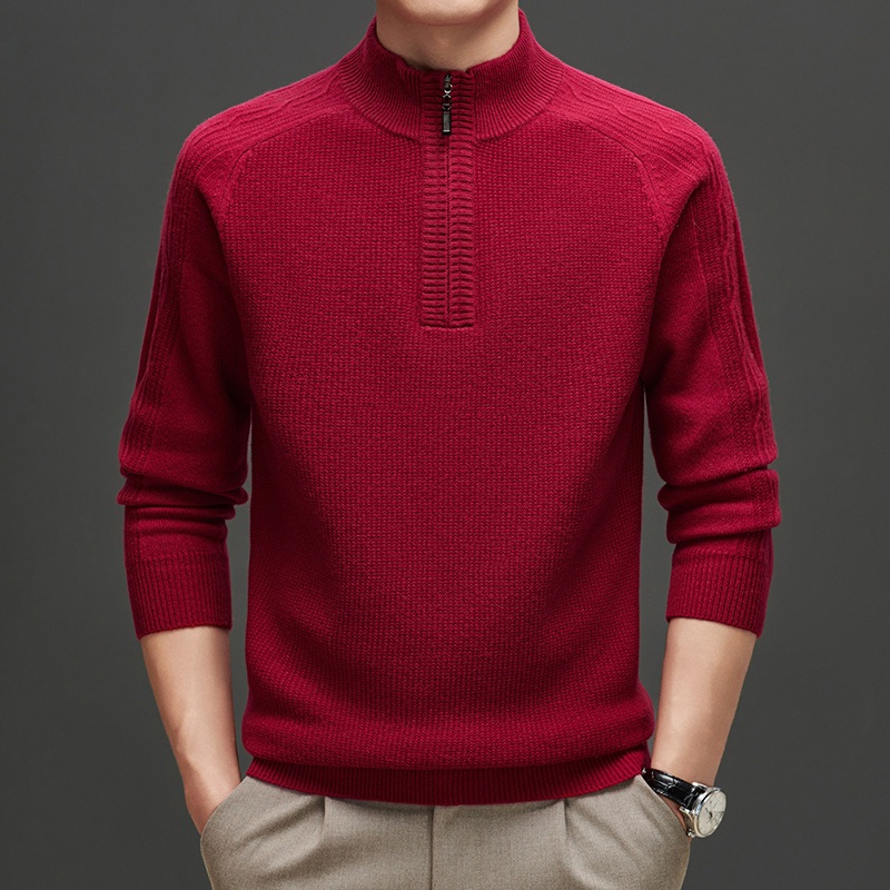 Mens 100% Wool Half-Zip Sweater Premium Thermal Pullover for Business Casual & Outdoor Made in China Supplier – Mens Half-Zip Wool Sweater and 100% Wool Thermal Pullover price|Shanghai, China