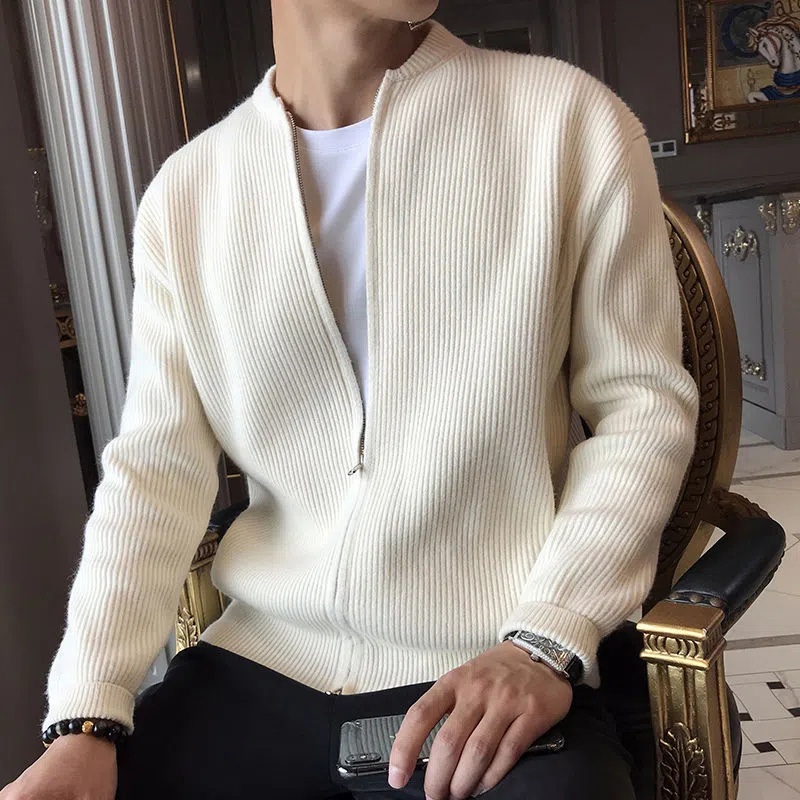 New Sweater Fashion Blank Sweater Korean Trend Mens Wholesale Zip up Sweater High Quality High Neck Sweater for Men – Winter Sweater for Men and Zip up Sweater price|<span><span><span><span><span><span><span><span><span><span><span><span><span><span><s