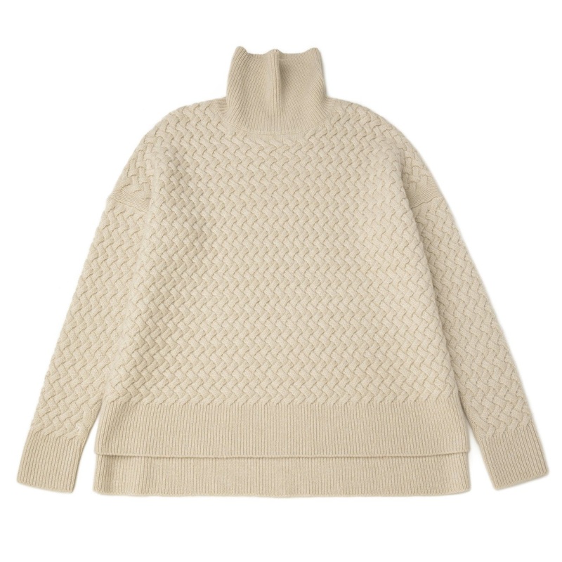 Pure 100% Cashmere Sweater Knitting Women Pullover Drop Shoulder High End Timeless T Neck Knitwear – Knitwear and Cashmere Sweater price