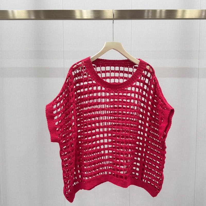 Womens Casual Summer Pullover Sweater Hallow-out Solid Knitted Cool Style – Sweater and Summer Pullover price