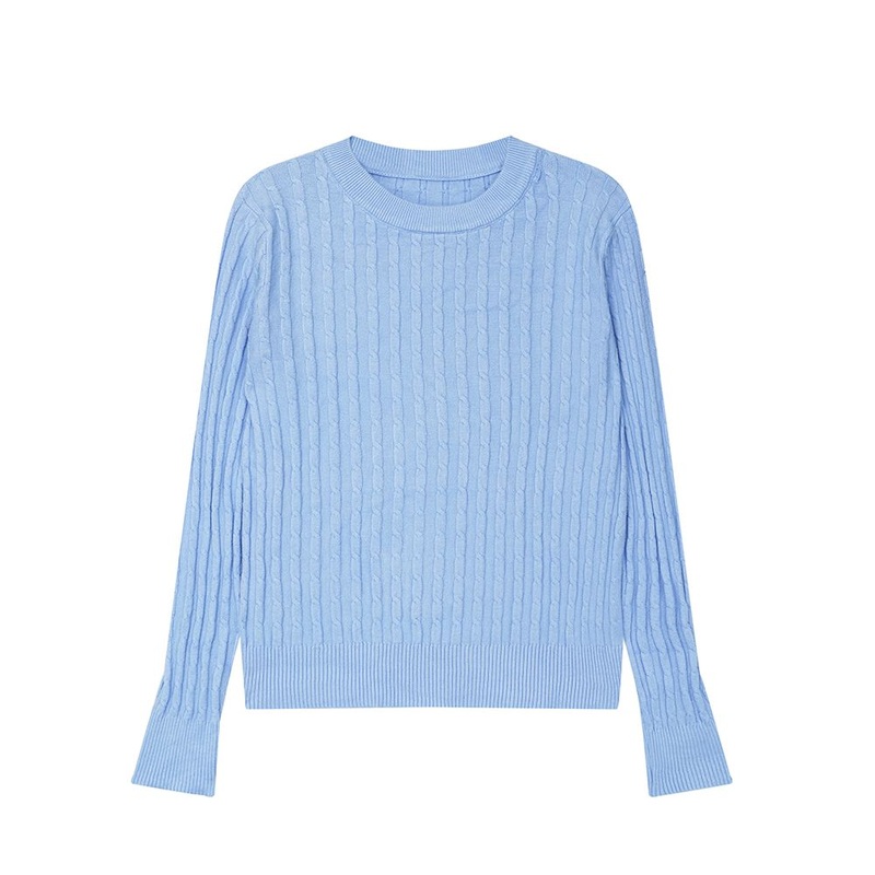 Womens Round Neck Long Sleeve Pull Over Sweater – Ladys Sweater and Pull Over Sweater price