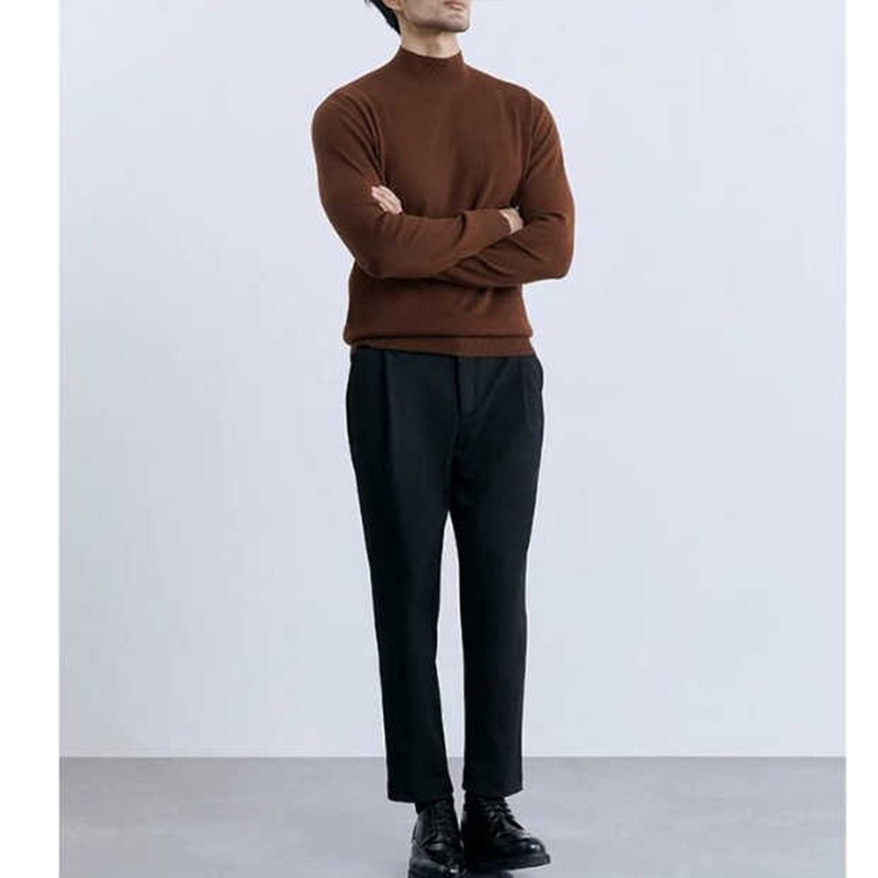 Custom Logo Knitwear for Winter Mock Neck Solid Colour Sweater Casual Pullover – Turtleneck Sweater and Mens Woolen Pullover price|<span style="color:|000000;"><span style="font-style:normal;"><span style="text-decoration:none;">XS-S-M-L-XL-2XL-3XL-4XL
