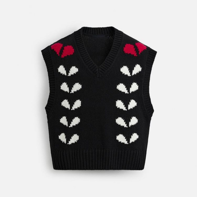 Custom Logo Sleeveless Spring Fall Fashion Unisex Knit Sweater Vest for Unisex – Jacquard Knit Sweater and Christmas Sweater with Lights price