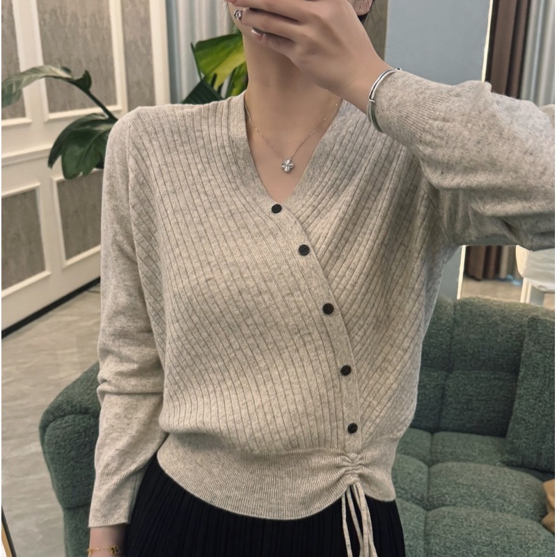 Custom OEM Hot 28.3% Acrylic Fibers Fabric Long Sleeve Knitwear Sweater – Custom Sweater and Long Sleeve Sweater price