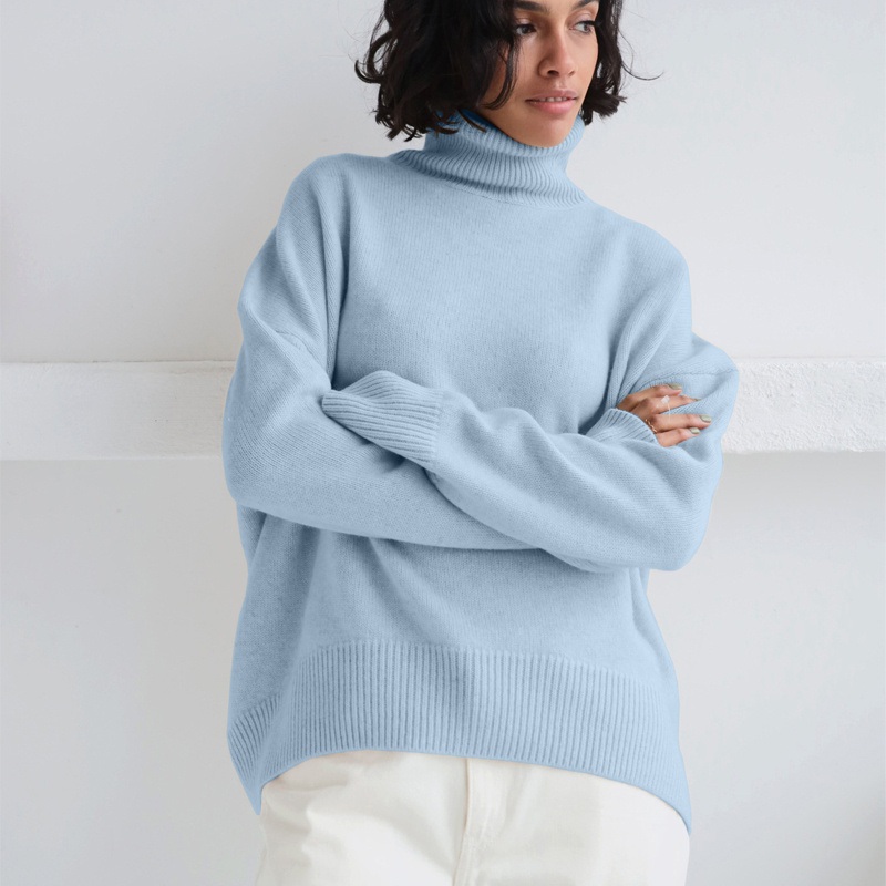 Elegant Knitwear Turtleneck Pullover Sweater for Adults – Colorful Versatile Classic Style Knitting Sweater, No MOQ – Elegant Sweater and Turtleneck Pullover Sweater price