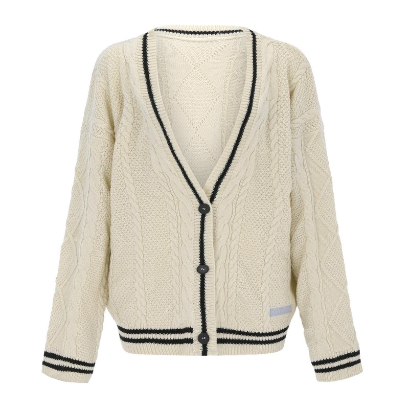 OEM Custom Cardigan Women Knitted Casual Cardigan Ladies Fashion Knit Loose Women Cardigans Sweater – Womens Pullover Sweater and Womens Cardigan Sweater price