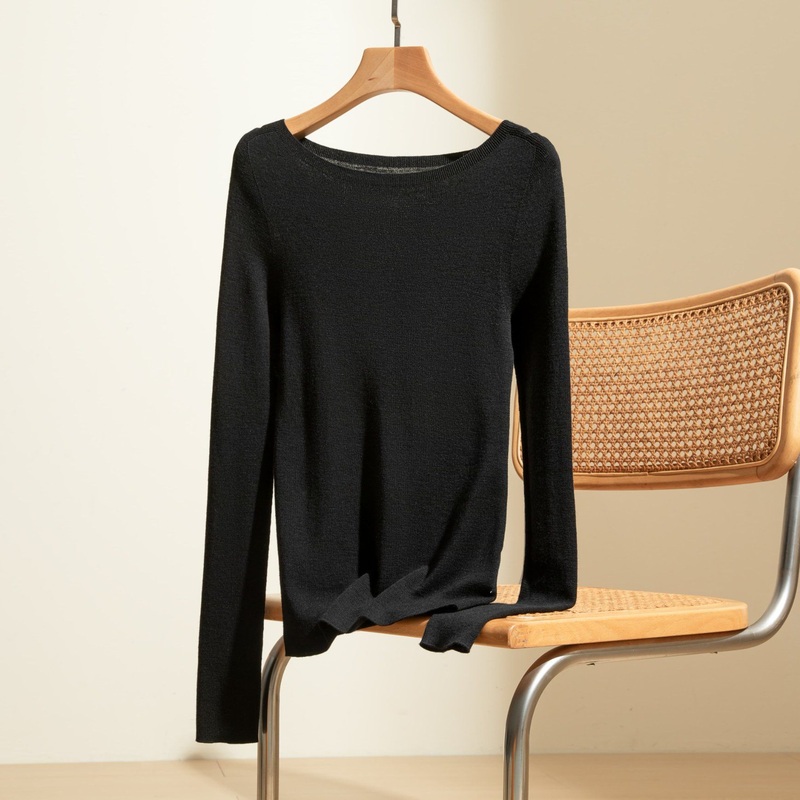 Womens Seamless Bodyhugging Wool Knitting Slim Fit Top – Wool Sweater and Womens Sweater price