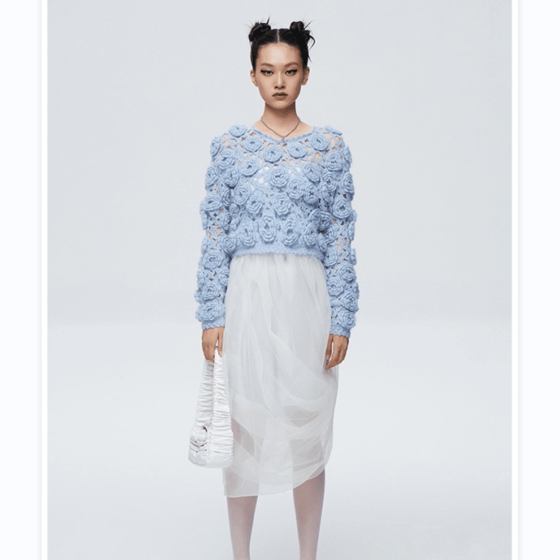 Artisan Knit Long-Sleeve Wool Pullover – Handcrafted Wool Pullover and Artisan Knit Sweater price