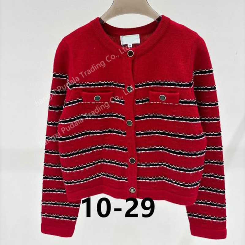 Long Sleeve Cardigan Clothing with Buttons Round Neck New Style Fashion Clothing Women Wool Sweater – Sweater and 1: 1 Sweater price