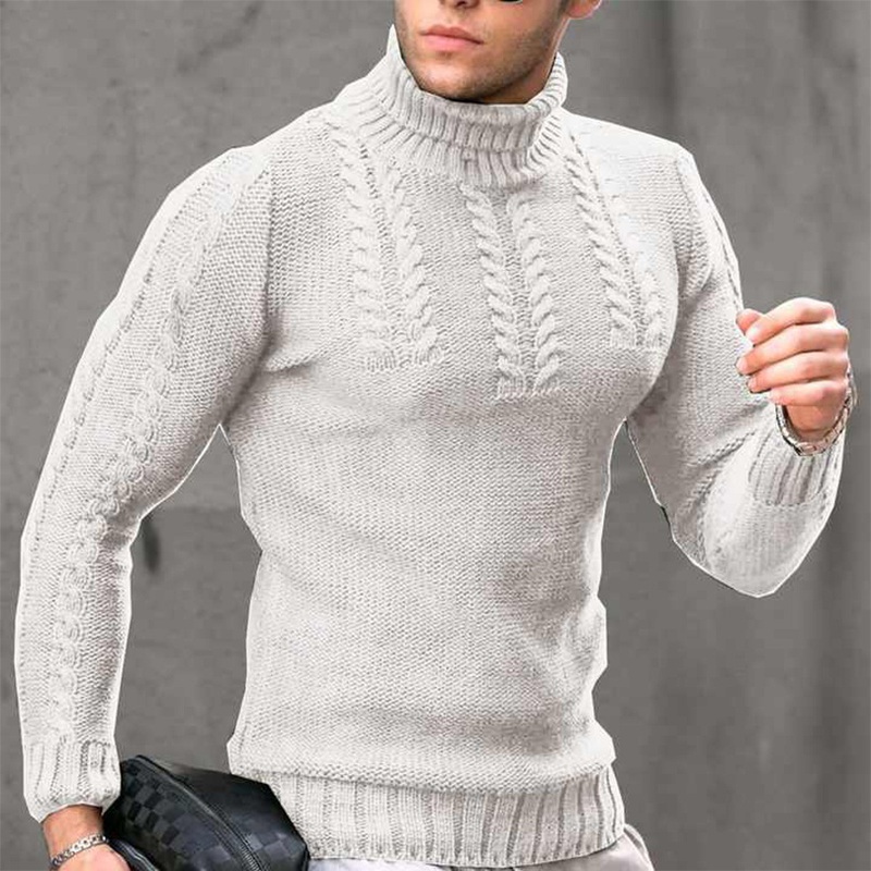 Mens Warm Casual Pullovers Cross-Border Knitted with Turtleneck Front Logo – Turtleneck Sweater and Mens Woolen Pullover price|<span style="color:|000000;"><span style="font-style:normal;"><span style="text-decoration:none;">XS-S-M-L-XL-2XL-3XL-4XL