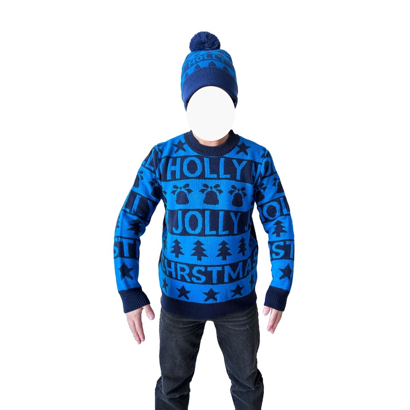New Christmas Popular Pullover Men Jacquard Knittied Sweater Hat Set – Sweater and Knitwear price