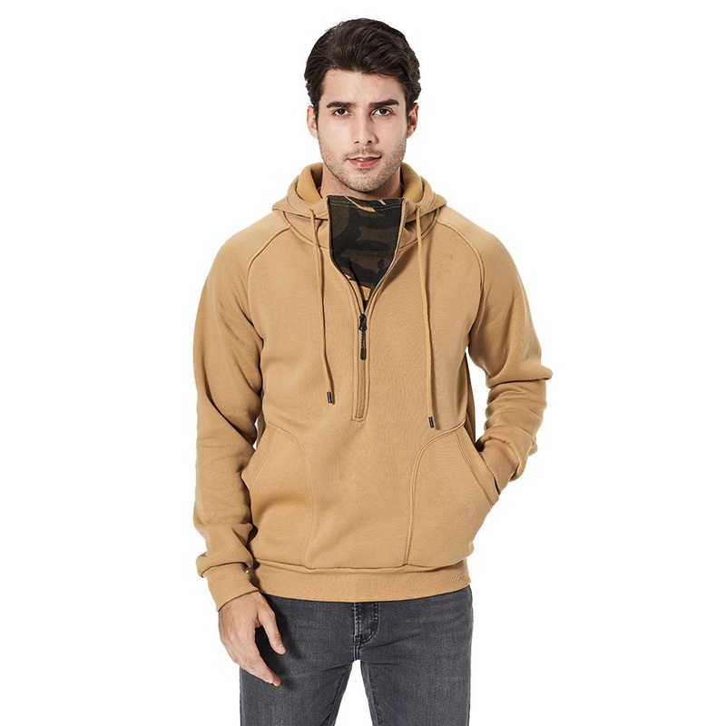 Sweats Multicolor Hooded Sweater Zipper Fleece Cotton Basic Plain Shirts Sportswear Hoody – Sweater and Hoody Wear price
