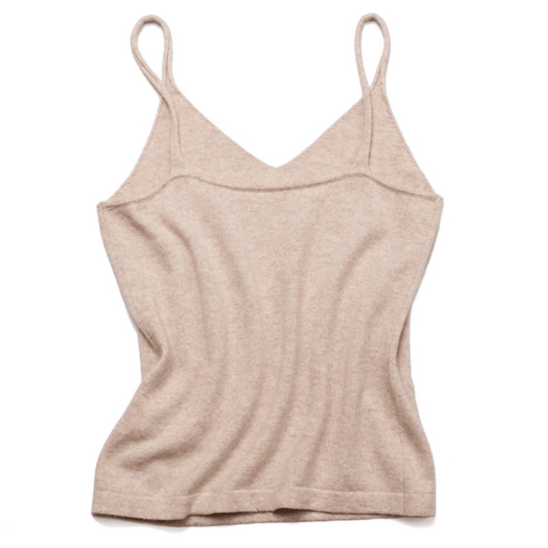 Wholesale Clothes 100% Cashmere 16gg Women Vest Knitwear Camisole for Women and Girls – Cashmere Camisole and Sweater Vest price