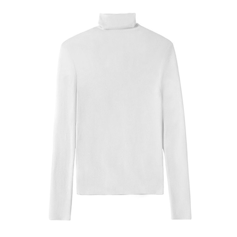 Winter Knitted Pullover Sweater Top Unisex Long Sleeve Turleneck Basic Sweater – Sweater Womens Turtleneck and Turtleneck Sweater Women price
