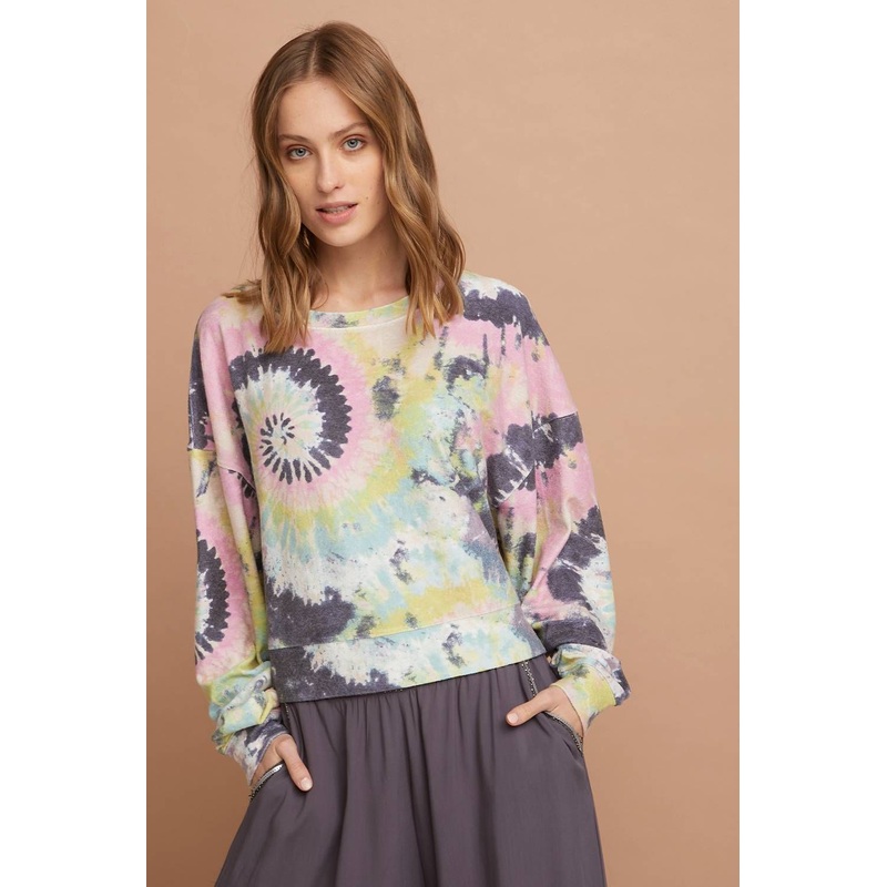 Women Pullover Tie Dye Top Sweatshirts – Pullover and Sweatershirts price