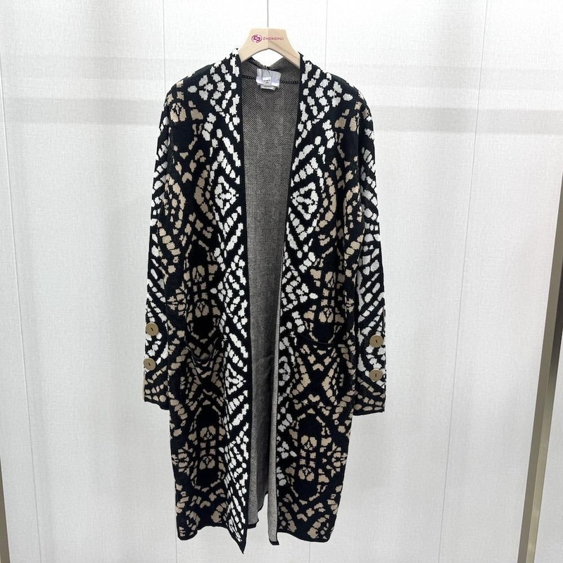Womens Geometric Figure Design Knit Cardigan Coat Sweater Casual Style Winter Wear – Sweater and Coat price
