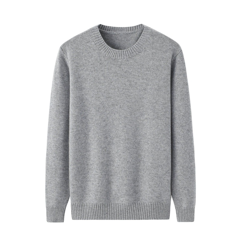 100% Cashmere Knitted Ladies Fashion Crew-Neck Basic-Style Pullover Sweater – Sweater and Cashmere price