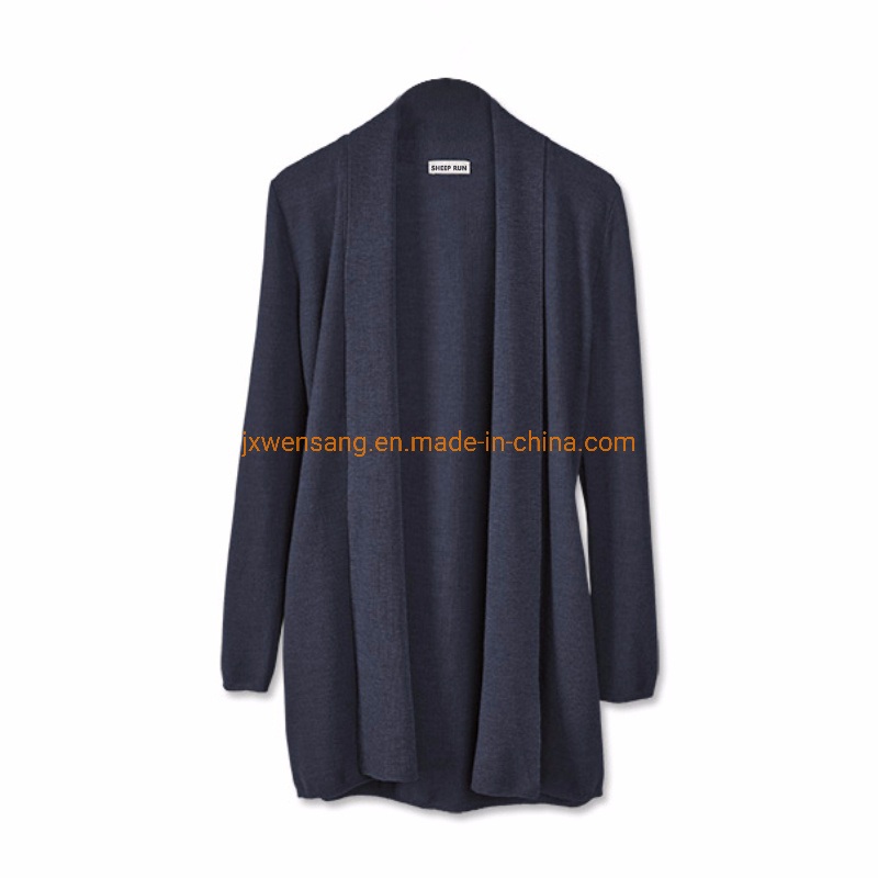 100% Merino Wool Long Open Front Cardigan Cashmere Long Sleeve Fashion Sweater for Women – Merino Wool Sweater and Merino Sweater price|XS-5XL