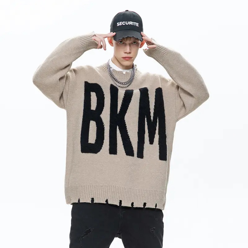 Custom Winter Knitting Casual Cotton Oversized Graphic Intarsia Pullover Crew Neck Men Sweater – Pullover Sweater and Cardigan Sweater price|<span style="font-size:16px;"><span style="color:|222222;"><span style="border:0px;padding:0px;line-height:21px;">