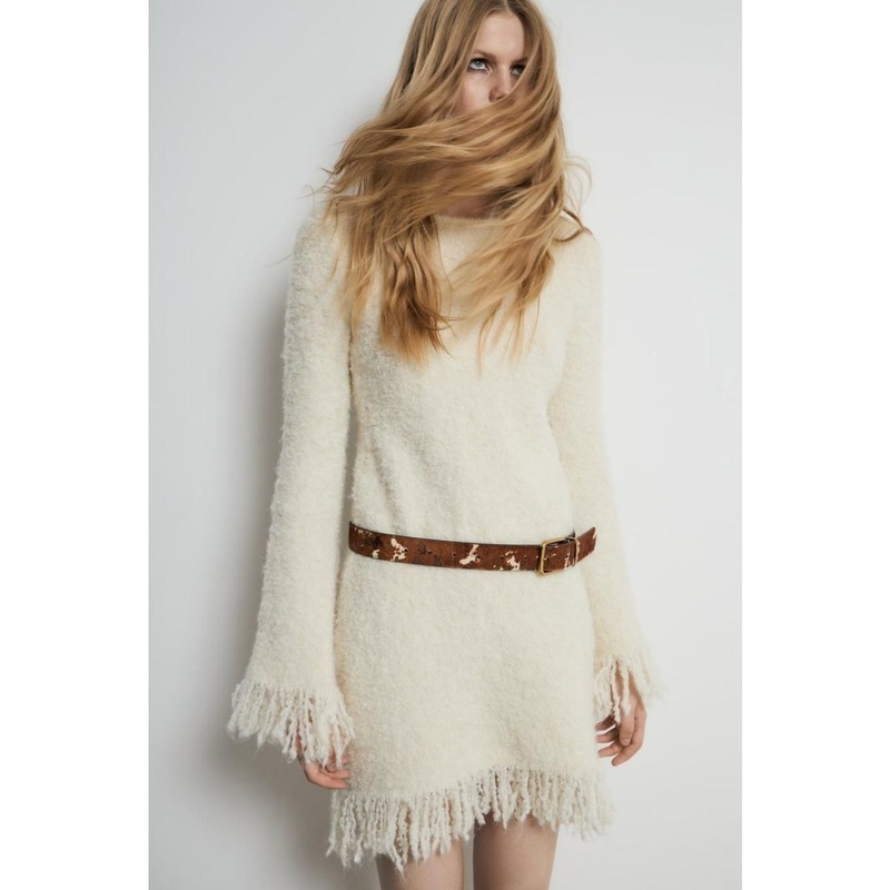 High Fashion Women Trendy Boat Neck Mini Dress Knit with Wool Styled with Fringes Hem and Cuffs – Sweater and Womens Pullover Sweater price|Founded in 1997,Layois a comprehensive group company integrating the import and export business, tra