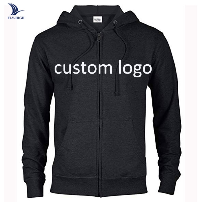 High Quality Mens Fleece Hoodie Pullover Custom Embroidery Logo Sweatshirt Mens Zipper up Hoodie – Sweater and Mens Round Neck Sweater price
