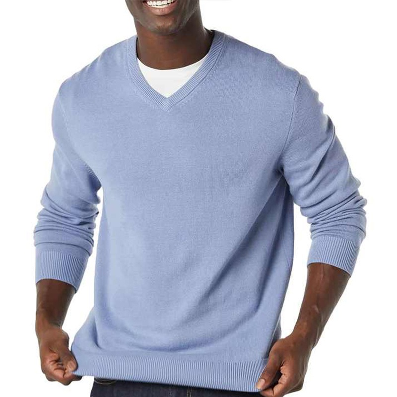 Long Sleeved Sweater V-Neck Pullover Knitted Spring and Autumn Business Mens Clothing Mens Sweater – V-Neck Pullover and Mens Sweater price|<span style="color:|000000;"><span style="font-style:normal;"><span style="text-decoration:none;">XS-S-M-L