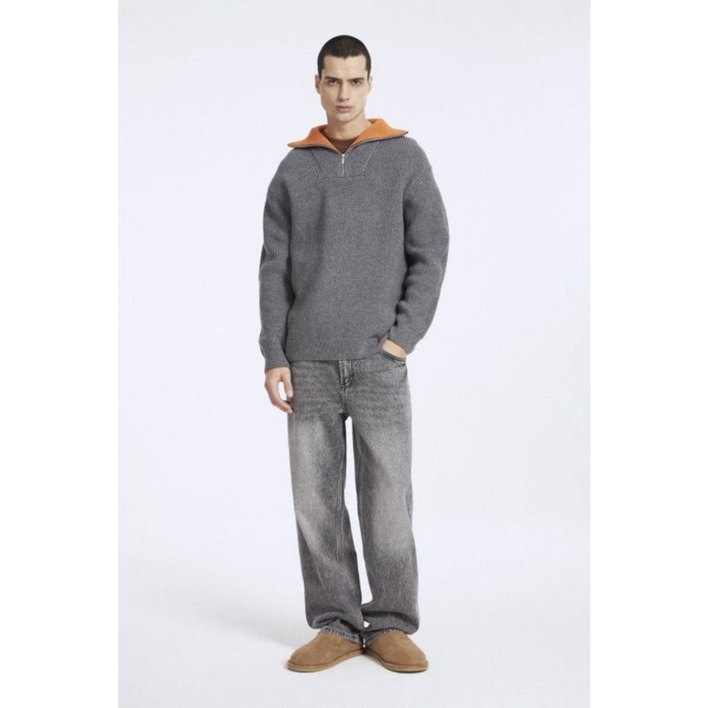 Wholesale Customized Men Design Knitted Sweater Pullover Top Male Knitted Sweater Top with Double Layer Sweater with Wool Blend Zip-Top Sweater – Sweater and Mens Pullover Sweater price|Founded in 1997,Layois a comprehensive group company i