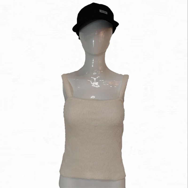 Wholesale Womens Casual Knitted Camisole Tops U-Neck Ribbed Vest Female Summer Bottoming Shirt Customized Processing Yoga Vest – Yoga Vest and Knitted Camisole price|Fabric