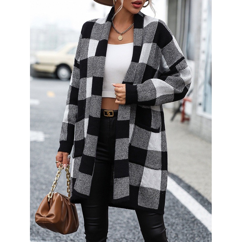 Women Long Cardigan Fashion Sweater Computer Knitted Ladies Sweater – Sweater and Women Sweater price