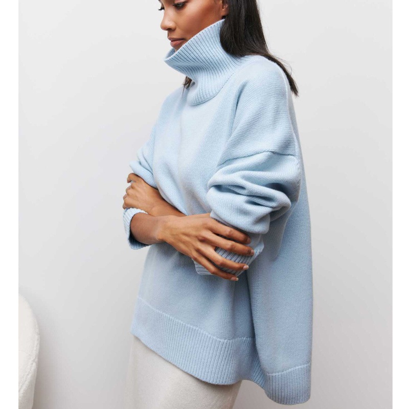 Womens Oversized Viscose Knit Sweater for Cold Weather Comfort, Soft Knit Sweater Top Trendy Sweater for Women, No MOQ – Cold Weather Sweater and Trendy Sweater for Women price