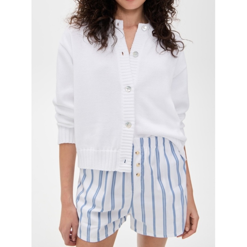 100% Cotton Crew Neck Long Sleeve Button Placket Womes Cardigan Sweater – Crew Neck Sweater and Button Placket Sweater price