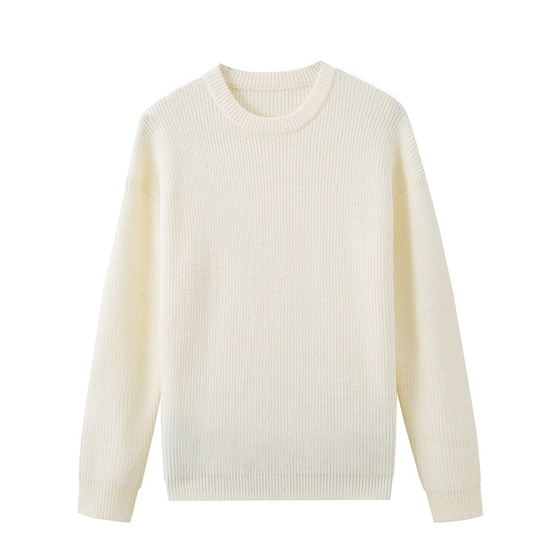 2024 Supplier Plain Sweatshirt Cashmere Knit Sweater Female Thickened Round Neck Sweater Thin Wool Bottoming Sweater Sehe Fashion – Plain Sweater for Printing and Plain Sweater Shirts price