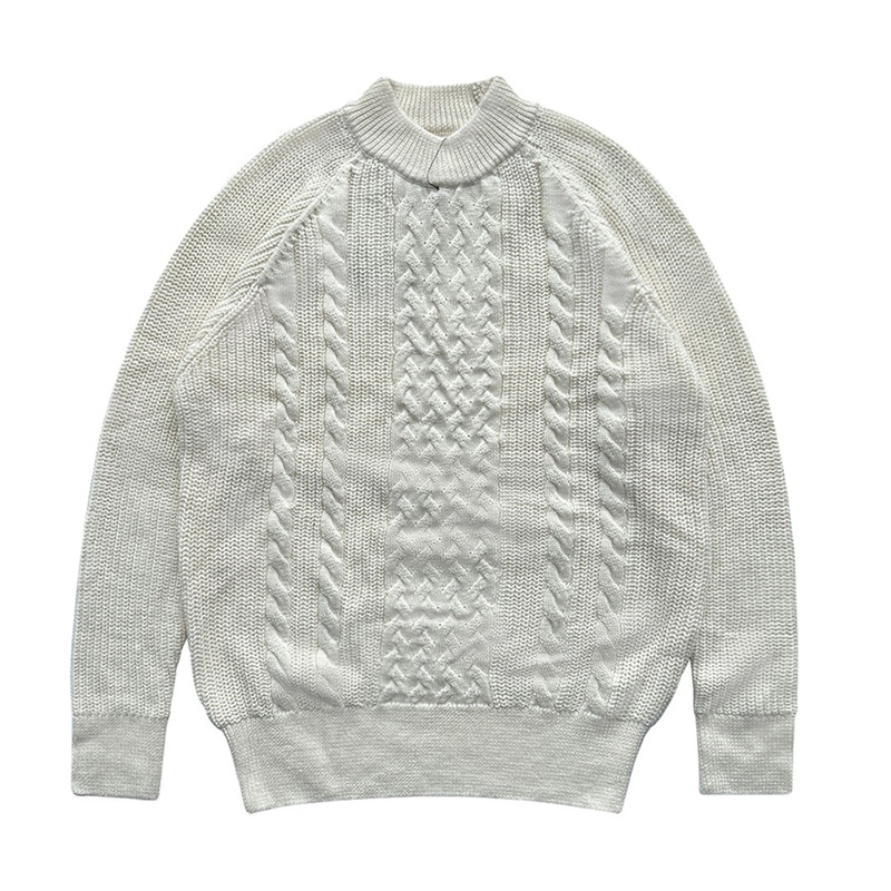 2025 Sweater Women Europe and The United State Mockneck Knitted Beige Sweater – Mens Sweaters and Sweater Women price