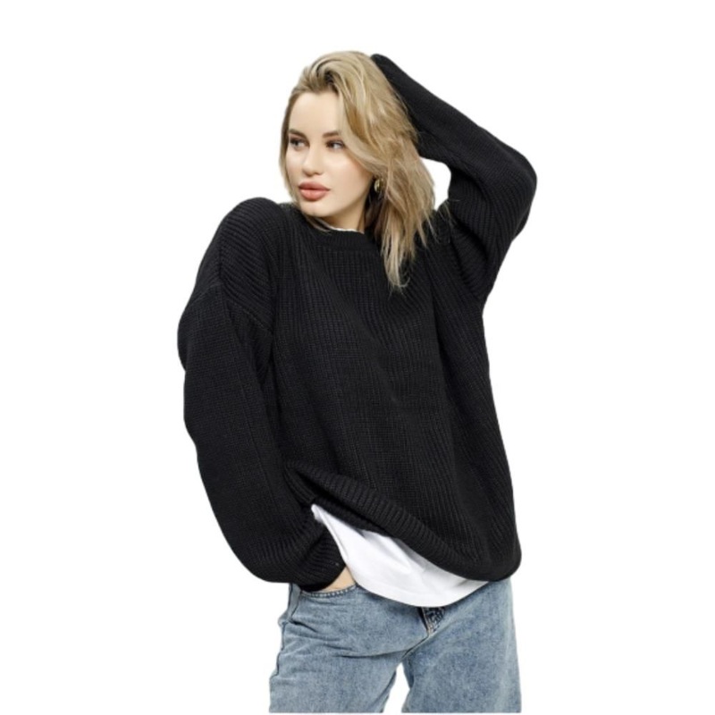 Best-Selling Classic Style Womens Turtleneck Loose-Fit Ribbed Hem Autumn Casual Sweater – Sweater and Knitted Sweater price