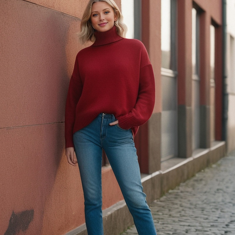 Classic Viscose Pullover Sweater  Available in 5+ Colors, Perfect for Layering or Casual Looks, No Quantity Limited – Layering Casual Sweater and Classic Casual Pullover price