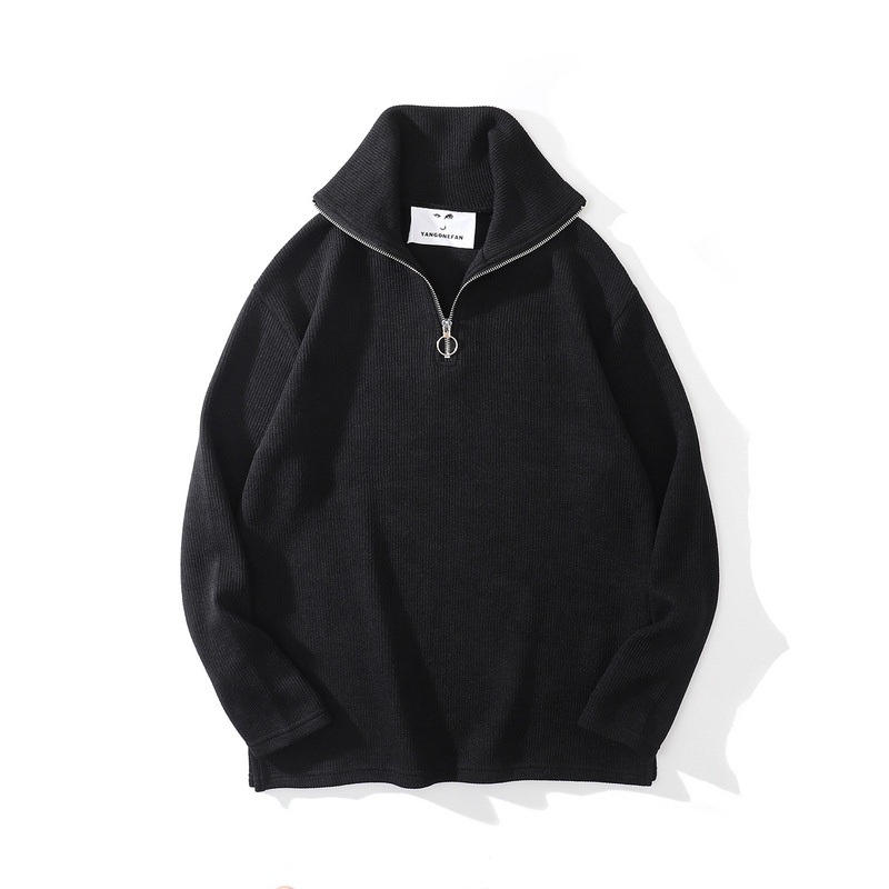 Knitted Version High-Neck Zipper Inner Bottom Coat Hoody Hooded Sweater – Sweater and Hoody Wear price